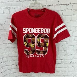 Large Spongebob Squarepants Striped T Shirt